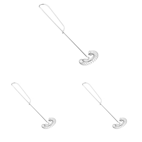 HENDI Fouet à spirale, cuillère magique, fouet mousse, cuisine, sauce, fouet à main, foet oeufs, mini-mélangeur agitateur batteur, (L)280mm, inox, PP (Lot...