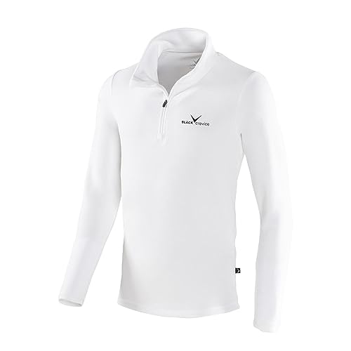 Black Crevice Herren Fleece Skirolli, weiß/schwarz, M