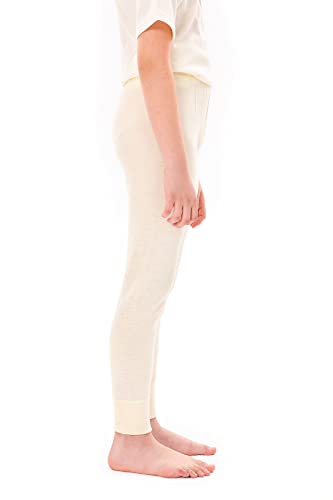 Merino Wool Base Layer for Kids and Toddlers, Top and Bottom Pants, Thermal Long Johns Underwear Set for Boys Girls2