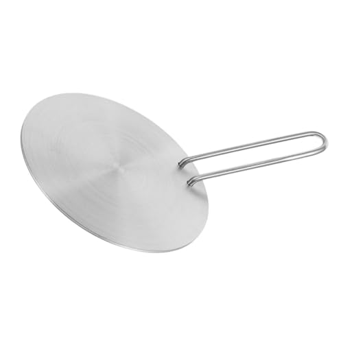 LIGIGWASH 1Juego Transferencia de Calor Cocina de Inducción Adaptador Inoxidable con Desmontable Difusor de Calor Estufas Eléctricas