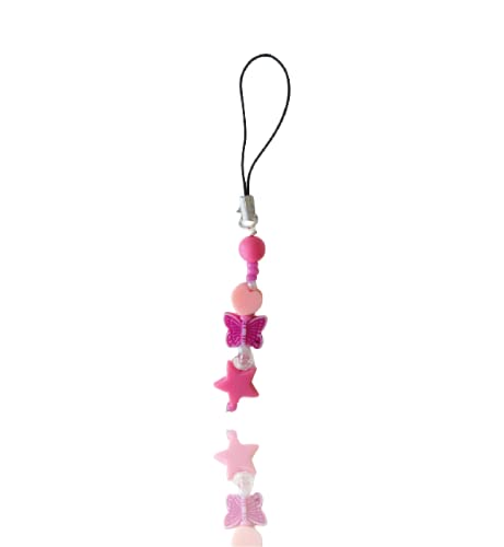 Phone Antics Phone Charm for Girls Colorful Beaded Phone Charm Cell Phone Accessories for Women Handmade Bracelet