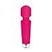 LOVEFUN Mini Wand Massager, Cordless Personal Massager Handheld with 8 Powerful Speeds & 20 Modes, Waterproof, USB Rechargeable Wireless Wand Massager for Back Neck Shoulder Legs, Quiet -Rose