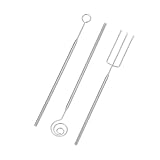 Kit complet : ensemble comprend une variété d'outils pour répondre à vos besoins en matière de fabrication de chocolat et de bonbons, ce qui rend adapté fois maison et au restaurant, kit de fournitures pour la fabrication de bonbons, outils de trempage de bonbons au chocolat