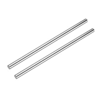 uxcell 2 Pcs Linear Motion Rod Shaft Guide 13mm x 350mm (0.512" x 13.78 ...