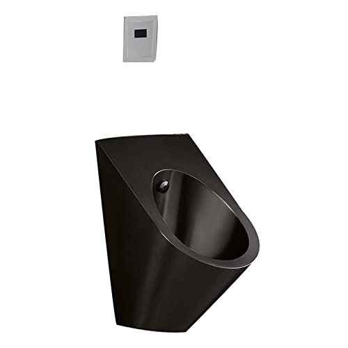 OTQEFTN Wall-Mounted Male Urinal,Automatic Induction Urinal Small Commercial Vertical Drainage Public Toilets