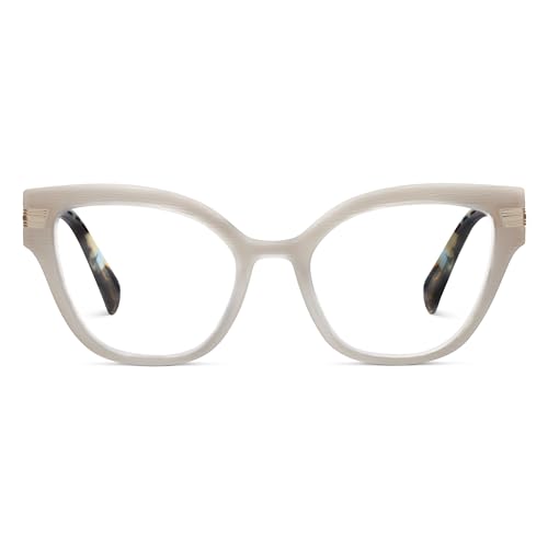 Peepers by PeeperSpecs Oprah's Favorite Women's Marquee Cateye Blue Light Blocking Reading Glasses - Frost/Blue Quartz +2.25 by Peepers by PeeperSpecs - Used condition - US$10.91