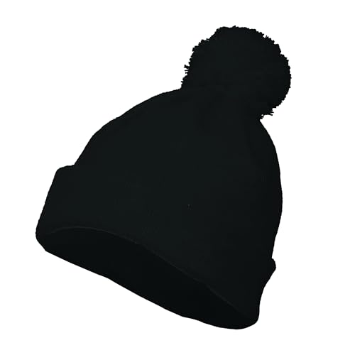 Augusta Sportswear Pom Beanie Black OS
