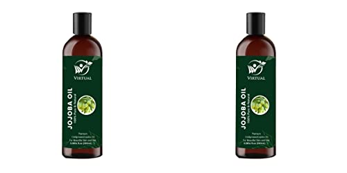 Image of VIRTUAL Pure Essential Oil For Stronger Hair, Body Skin Care, Moisturizing Dry Skin, Eyelash & Nails Cold Pressed Oil With No Mineral & Silicones