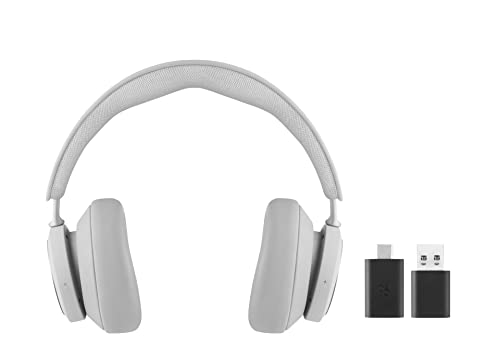 Beoplay Portal PC/PS - Cuffie Bluetooth Wireless Over-Ear da Gaming con Cancellazione del Rumore e 4 Microfoni, Batteria di 42 Ore, Cuffie Dolby Atmos + Cavo USB-C, Dongle - Grey Mist - Cuffia gaming - Immagine 9