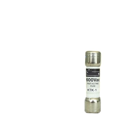 Fusible KTK-1-10 cartouche cylindrique de rechange pour tableau électrique