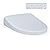 TOTO SW4736AT40#01 WASHLET+ Electronic Bidet Toilet Seat, Elongated, Cotton White