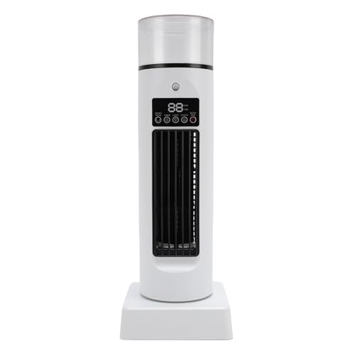 YDuupxe Ventilador de Refrigeración de Torre Portátil, Humidificador sin Aspas, Aire Acondicionado Alimentado por USB para Dormitorio y Oficina