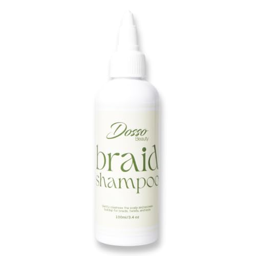 Dosso Beauty Braid Shampoo, 100ml/3.5 oz, Organic,...