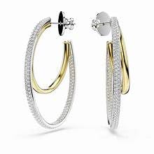 Hyperbola hoop earrings