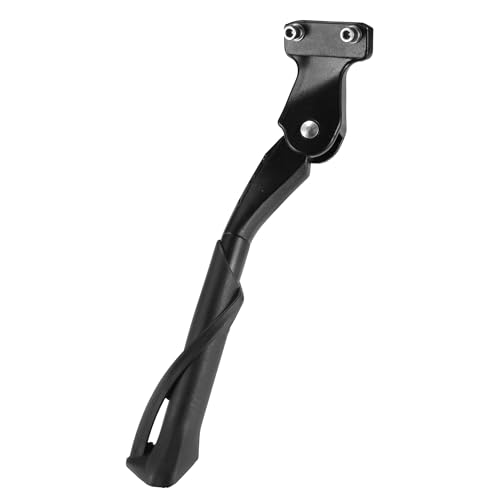 X AUTOHAUX Fit 20-22 Inch Bicycles Adjustable Bicycle Stand with Central 2 Holes Non-Slip Side Stand Kickstand Bicycle for Mountain Bike E-Bike Enter-to-center Distance 40mm