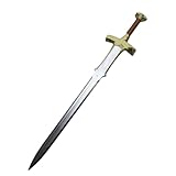 damdos Halloween Prop Foam Sword for Conans,41' Golden The Barbarian Foam Sword Conan Swords Cosplay LARP Costume Cool Xmas Birthdays Gifts