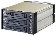 JOUJYE SAS Series ST 2131SS Case SATA I II III SAS with Fan 600Mbps 6.4 cm / 2.5 Inch and 8.9 cm / 3.5 Inch Black