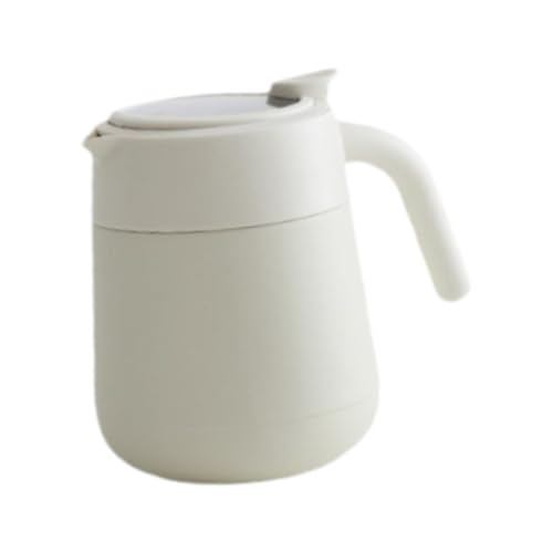 Milageto Caffettiera Termica in Acciaio Inox, brocca Termica con infusore con Base in Silicone Antiscivolo, caffettiera da 800 ml, Macchina per Il caffè per