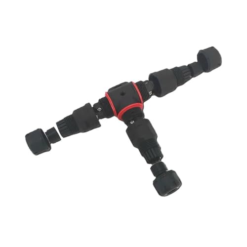 Conector en forma de T para evitar cortocircuitos en cables exteriores 5