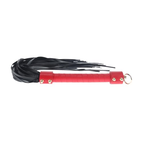 Ouch! by SHOTS Milan Collection Flogger Noir/rouge