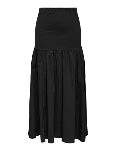 Jupe maxi ONLY Onlemme JRS jupe femme longue en jersey stretch noir