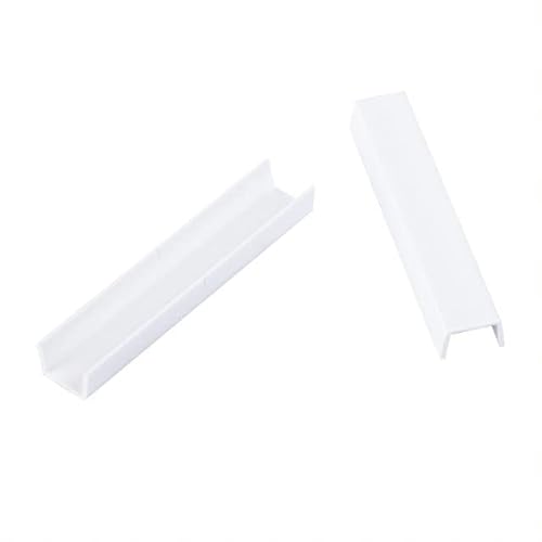 Mardom Schienenverbinder für Vorhangschiene (2 Stk) - Verbinder für Gardinenschiene - aus PVC Kunstoff - Weiß - Schnelle Montage - Verbindung von 1-2-3-Läufig Schienen Mardom Schienenverbinder für Vorhangschiene (2 Stk) - Verbinder für Gardinenschiene - aus PVC Kunstoff - Weiß - Schnelle Montage - Verbindung von 1-2-3-Läufig Schienen