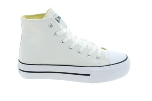 Zapatillas Lona John Smith Libel High 25V en Blanco para Mujer - Mujer Color: Blanco Talla: 38