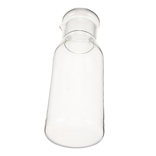 ARTSEWPLY Jarra de Vidrio Transparente para Puerta de Frigorífico Resistente Altas y Temperaturas Diseño Moderno Minimalista Fácil de Limpiar para Agua Jugos Té y Vino