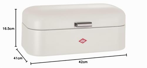 Panera Grandy WESCO de acero con tapa de mango estable y ventilación trasera 7
