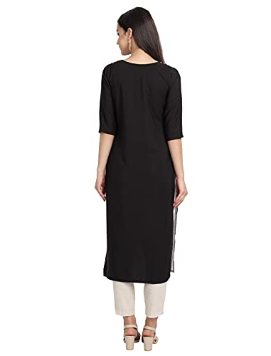 Image of Women's Crepe Straight Kurta