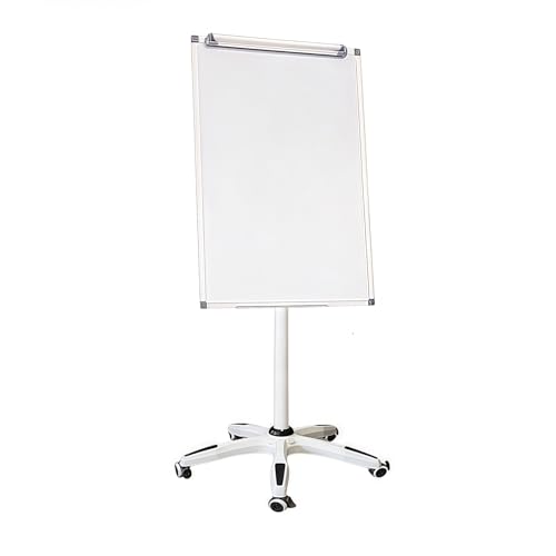 Bxzzuis 両面回転式モバイルホワイトボードマグネット モバイル磁気ポータブルホワイトボードボード 移動式 キャスタ 高さ調節可能 調節 可能 アルミフレーム おしゃれ オフィス用品 オフィスや自宅や教室での授業用 (60×90cm【5本爪】)