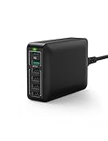 USB C Charger 60W 6-Port Desktop USB Charging Station with 30W Power Delivery, Multiple Port for...