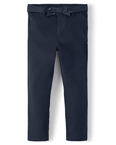 Image of Gymboree Girls' and Toddler Belted Twill Chino Pants Uniform