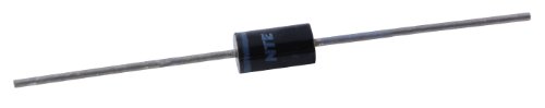 NTE Electronics NTE4918 Transient Overvoltage Suppressor Unidirectional Diode, Surge Clamping, Axial Lead, 1500W, 13.00V Breakdown Voltage