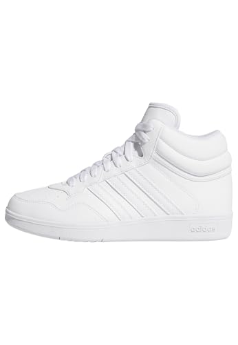 adidas Hoops 4.0 Mid Shoes, Zapatos Mujer, FTWR White/FTWR White/Core Black, 36 2/3 EU