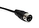 System-S S-Video Kabel 300 cm Din 4 Pin Stecker zu Buchse in Schwarz