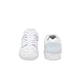 Lacoste Women's Court Cage Sneaker, White/Light Blue, 8