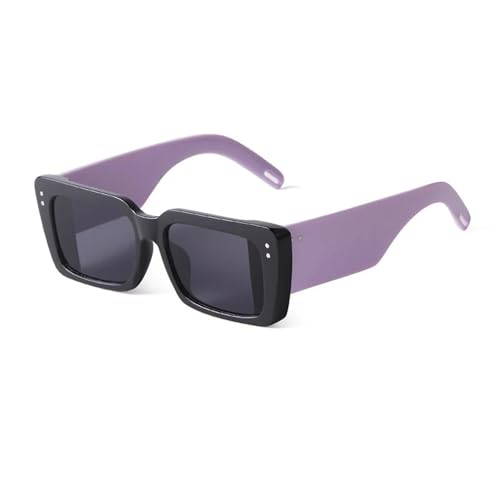 Lunettes de soleil rectangulaires vintage UV400 surdimensionnées pour hommes et femmes