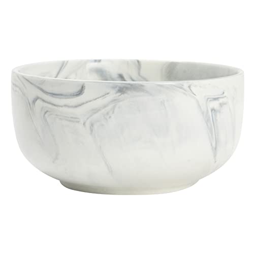 Juvale Set Of 6 Porcelain Pasta Bowls, Gray Marble Design Dinnerware For Salad And Soup (6 X 3 In, 28 Oz) #TOP3