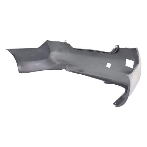 Image of FitParts Compatible with Nissan Versa 2012-2014 Rear Bumper Cover | Primed, Without Parking Sensor Holes, Sedan, Ready to Paint, OEM HEM223AN0J, NI1100284