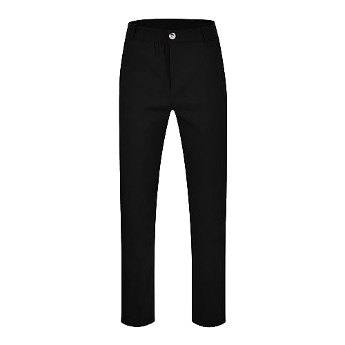 Pantalon de jogging ample en lin beige pour homme décontracté