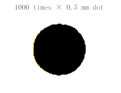 Image of High Precision 1 Micron SEC Size Estimation Chart Transparency Defect Diameter Area Measure 1 /5 /10 Pieces Pack (1, 3)