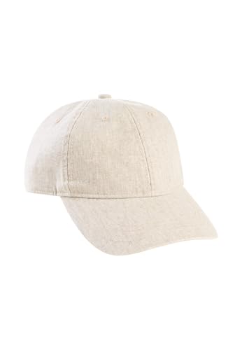 camel active Herren Cap aus Baumwoll-Leinen-Mix Beige Menswear-OS