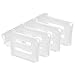 Dreafly 4pcs Divisore Splint Trasparente Regolabile Liberamente Frigorifero Partizione Stecca Cucina Classificato Stoccaggio Frigorifero Vano Divisorio