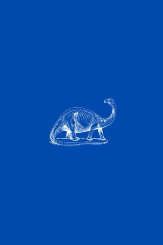 Image of Brontosaurus Notebook: | Dinosaur Journal | Bright Blue Cover | 100 Lined Pages | 6 x 9 Paperback | Prehistoric Monster | Jurassic | Thunder Lizard |