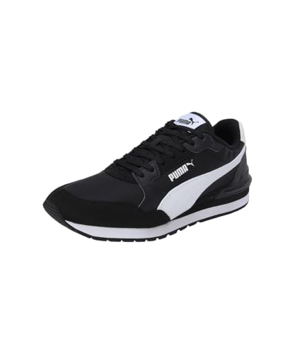 PUMA Unisex Adults ST Runner V4 NL Sneaker, Black White, 43 EU