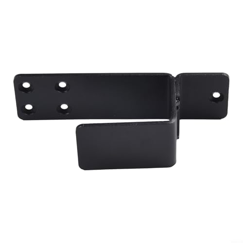Renforcement de sécurité en forme de U noir pour porte extérieure 2x4 - 6