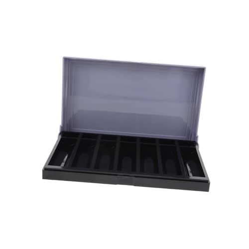 Organizador de monedas STOBOK gris con gran capacidad miniatura 1