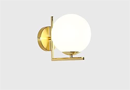 Applique murale moderne or : finis les couloirs sombres avec cette lampe boule de verre
