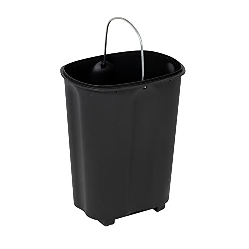 Caneca rectangular de acero inoxidable 12 litros miniatura 3